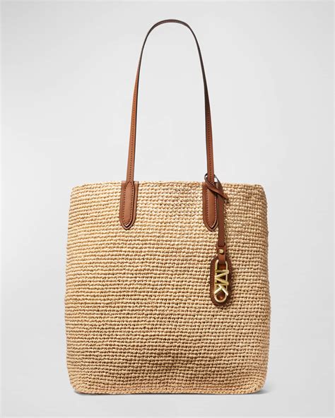 michael kors straw tote bag|More.